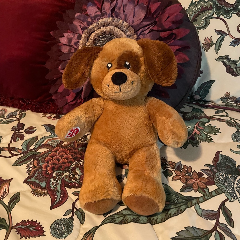 brown dog build a bear puppy